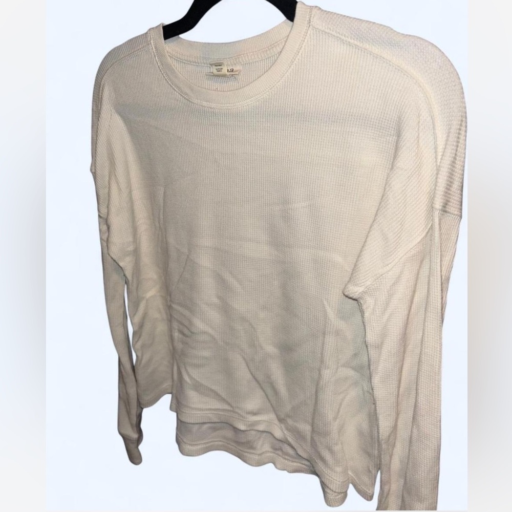 A.n.a Waffle Knit top